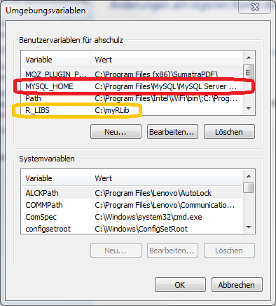 Environment Variables